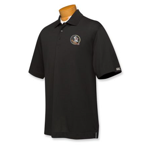 FSU Seminoles B&T CB DryTec Championship Polo - Black